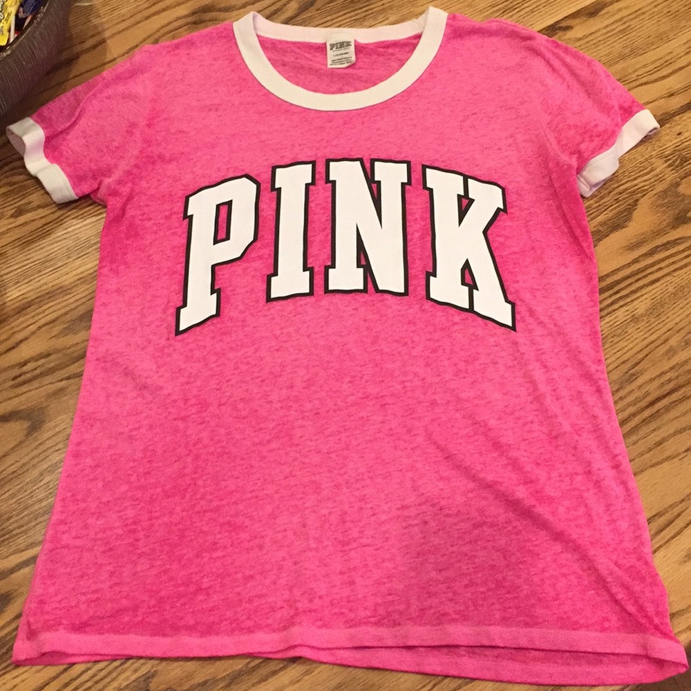 Pink Victoria Secret T-shirt large